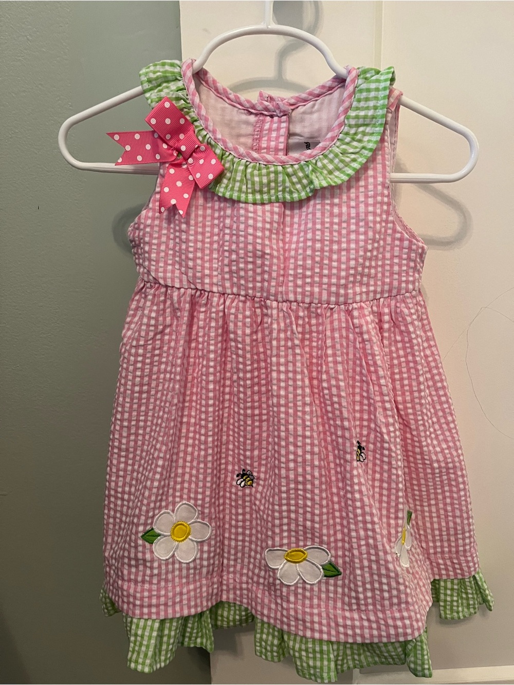 Gingham dress toddler
